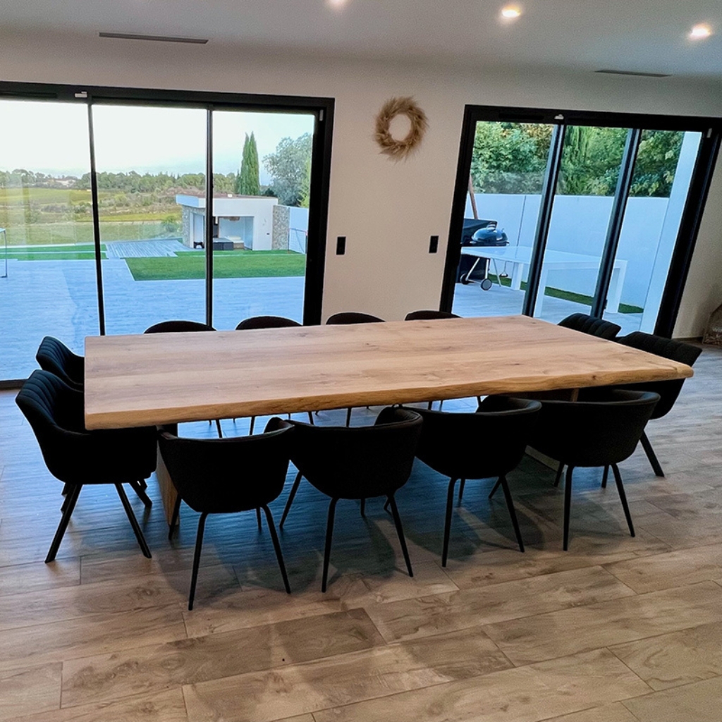 Table d'hôte en chêne massif français – Image 3