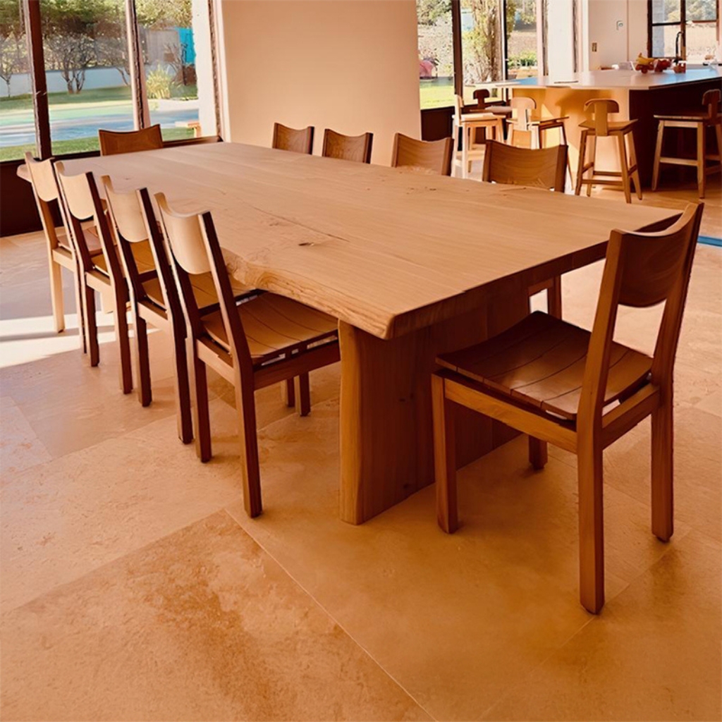 Table d'hôte en chêne massif français – Image 4